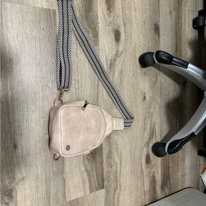 Lululemon Athletica Cream Crossbody Bag
